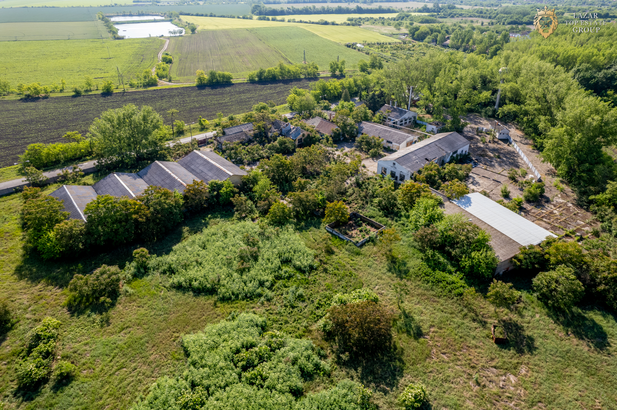 Cladire industriala de vanzare cu potential 3,5 ha in Batania
