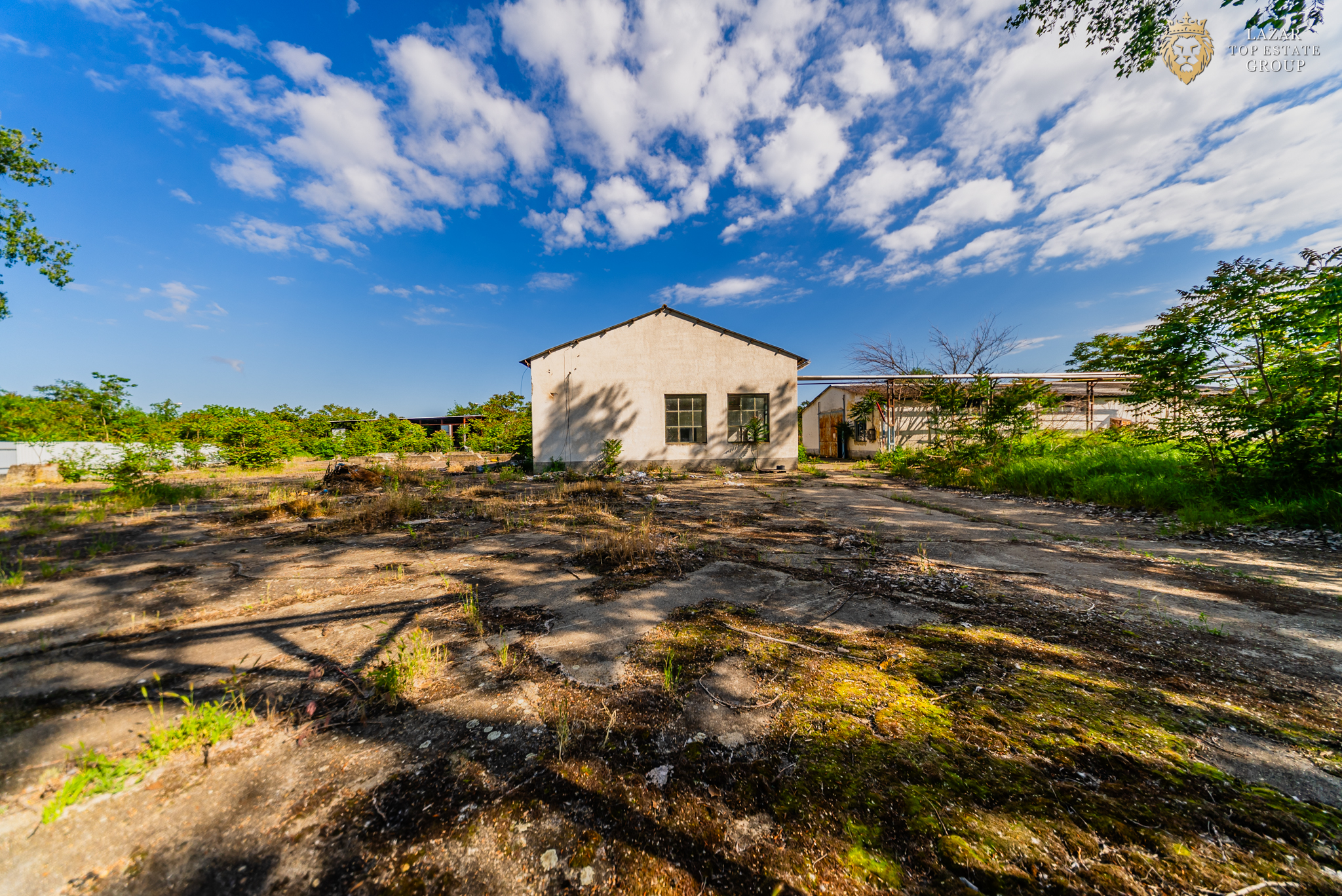 Cladire industriala de vanzare cu potential 3,5 ha in Batania