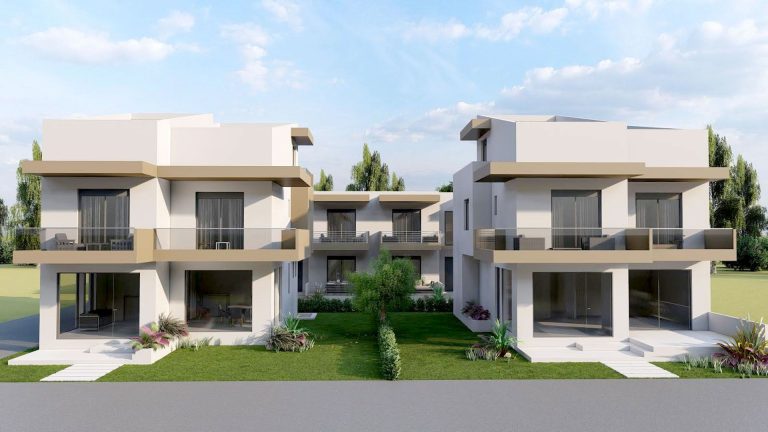Casă modernă tip duplex în complex rezidențial nou în Grecia