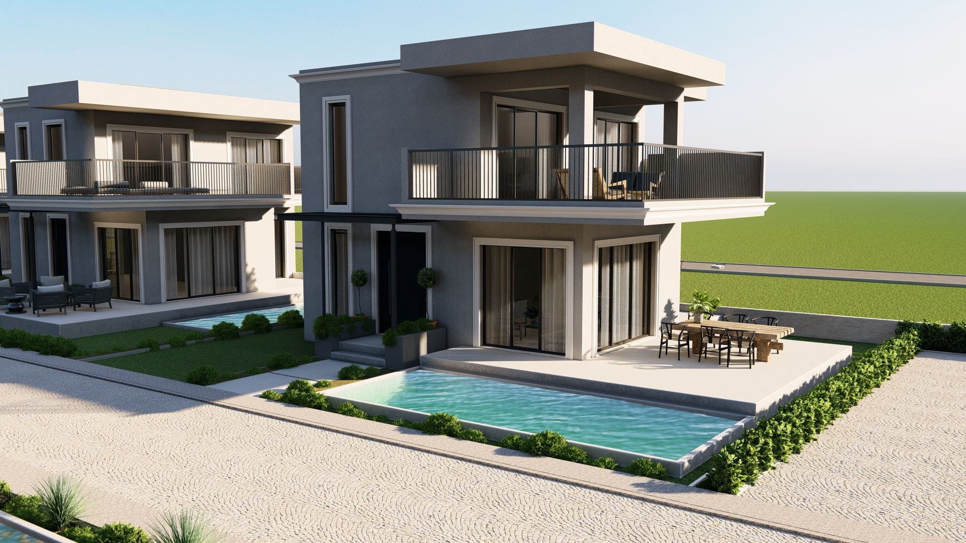 Complex rezidențial exclusivist de vile moderne în Grecia